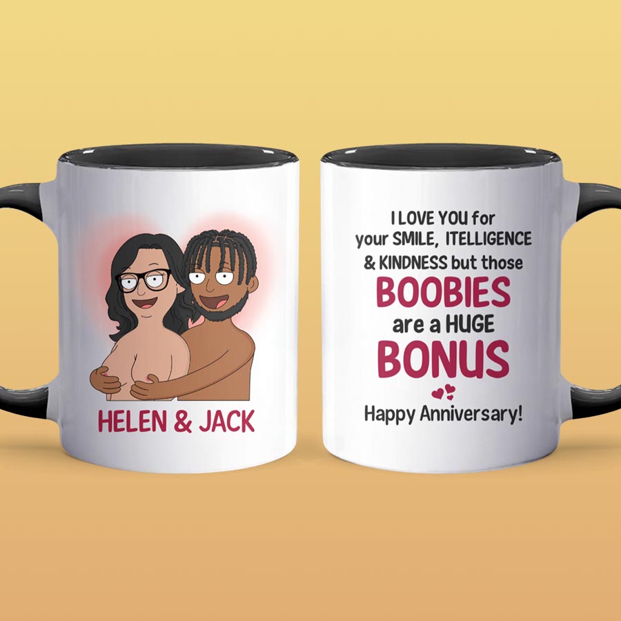 A Huge Bonus - Personalized Accent Mug