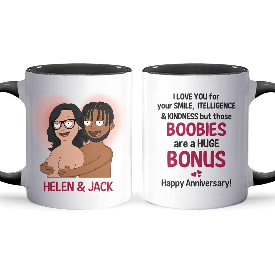 A Huge Bonus - Personalized Accent Mug