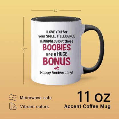 A Huge Bonus - Personalized Accent Mug