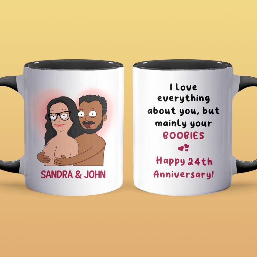 Everything About You - Personalized Accent Mug