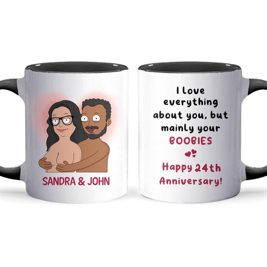 Everything About You - Personalized Accent Mug