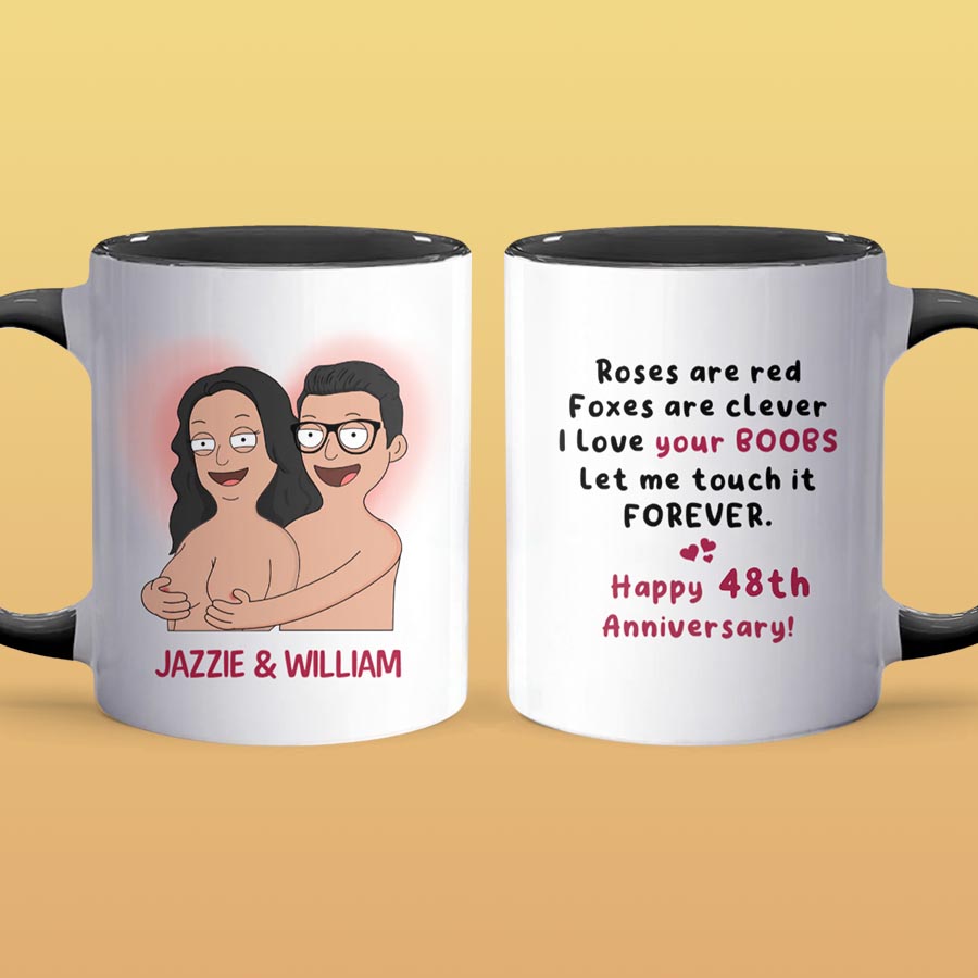 Roses Are Red - Personalized Accent Mug