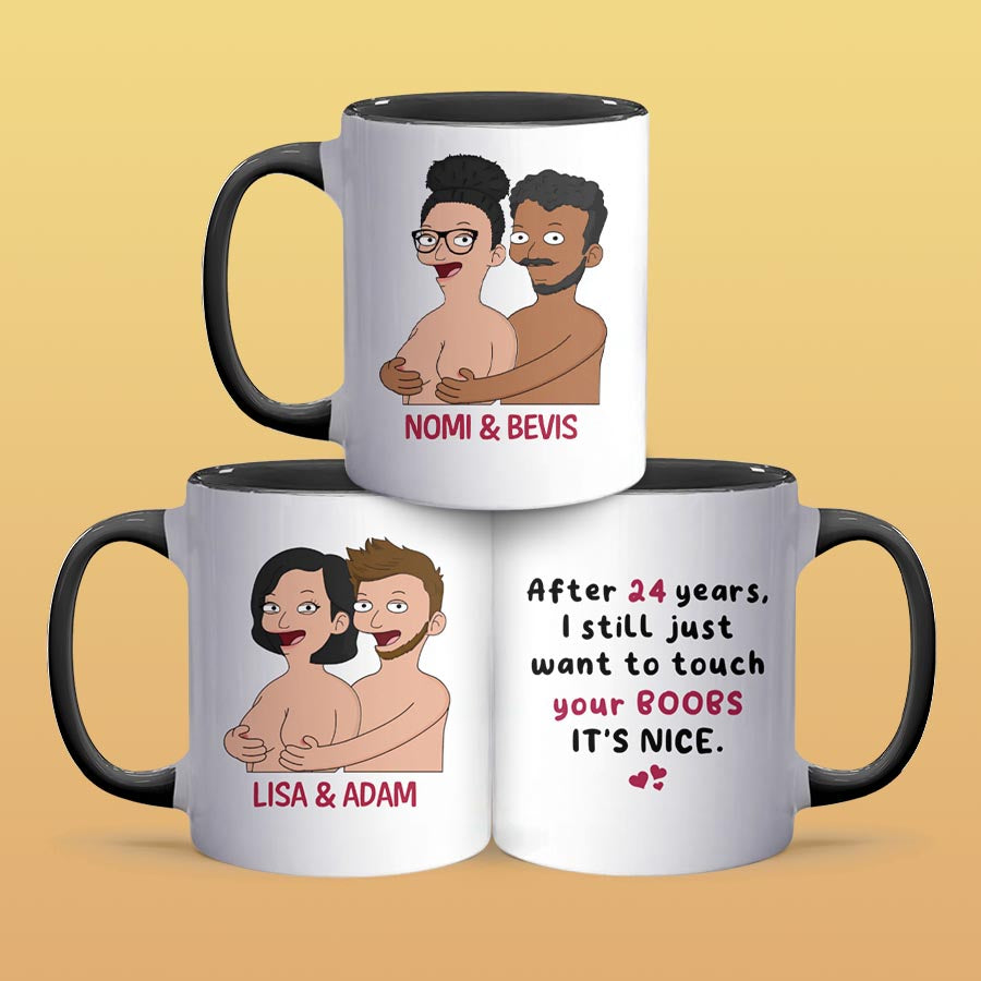 Your Boobs It's Nice - Accent Coffee Mug