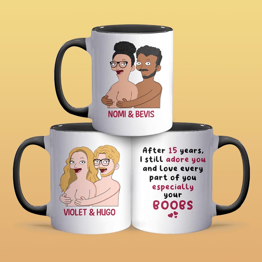 Especially Your Boobs - Accent Coffee Mug