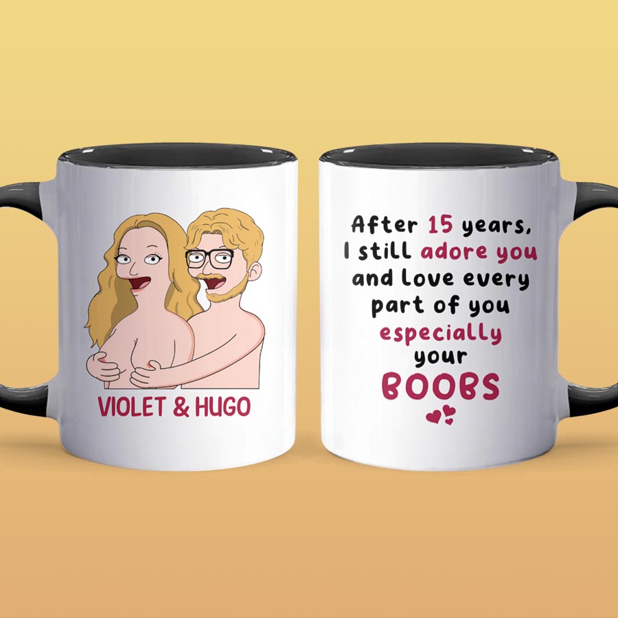 Especially Your Boobs - Accent Coffee Mug