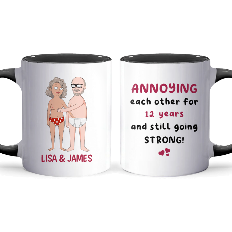 Annoying Each Other - Accent Coffee Mug