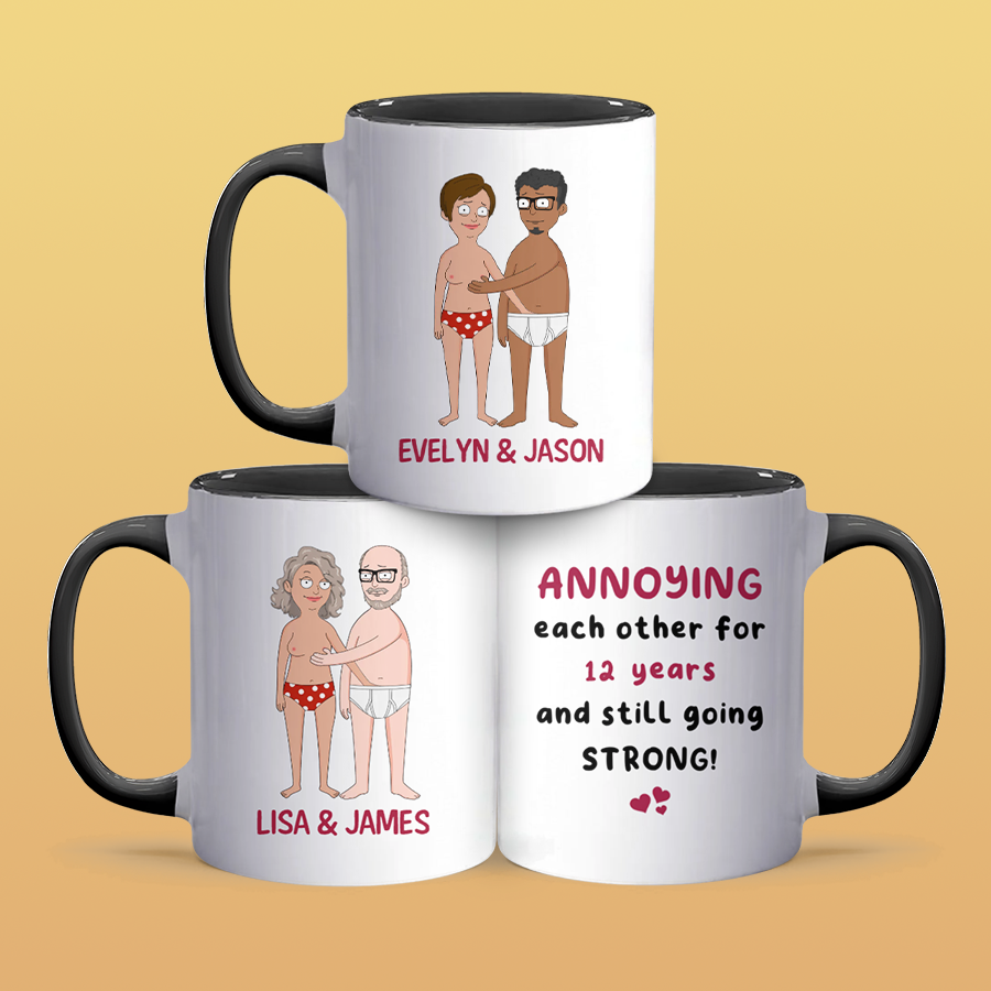 Annoying Each Other - Accent Coffee Mug