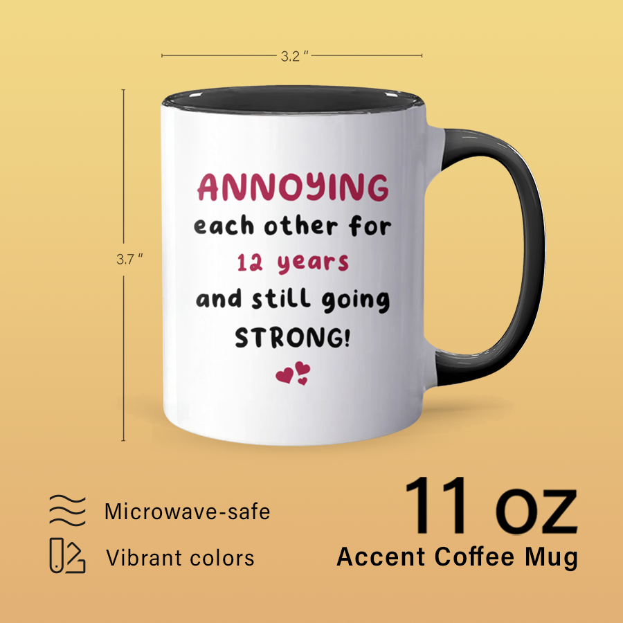 Annoying Each Other - Accent Coffee Mug