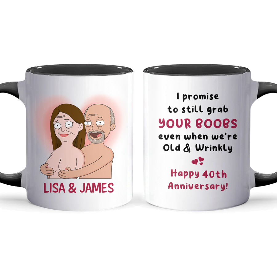 I Promise To - Accent Coffee Mug