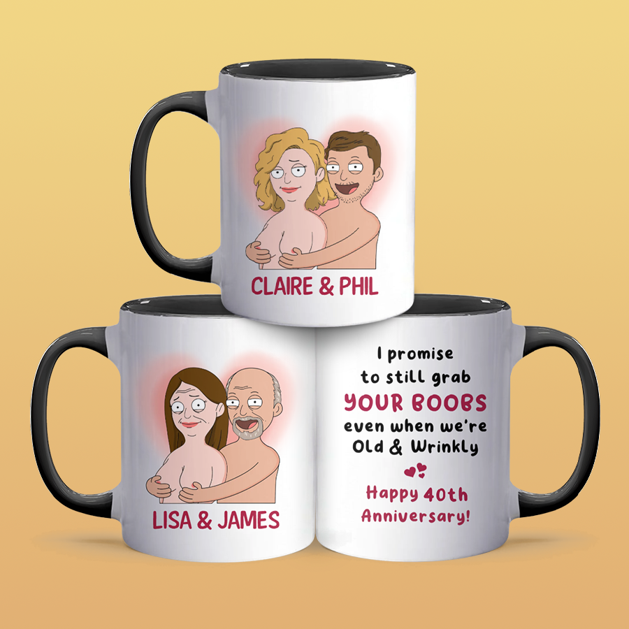 I Promise To - Accent Coffee Mug