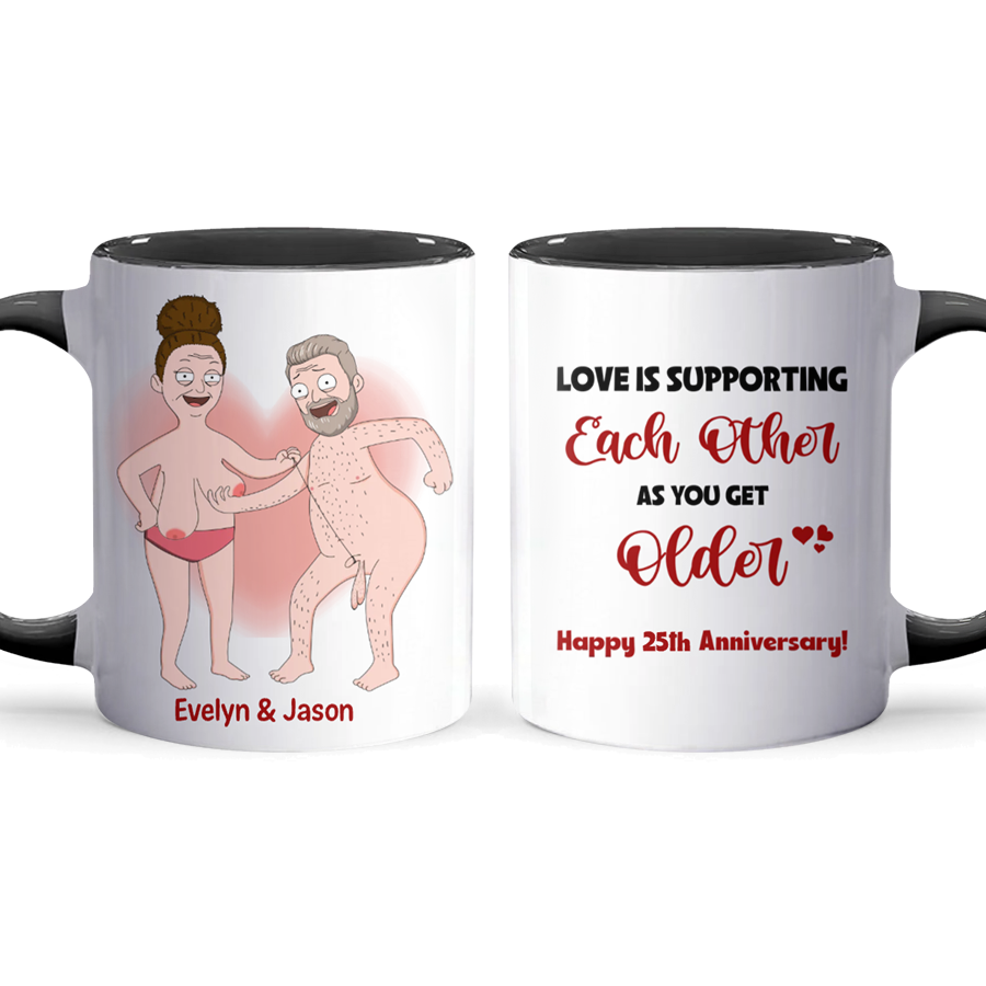 Love Is Supporting - Accent Coffee Mug