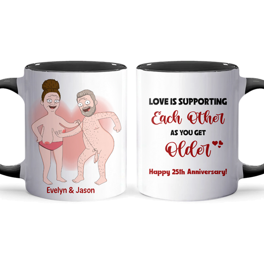 Love Is Supporting - Accent Coffee Mug