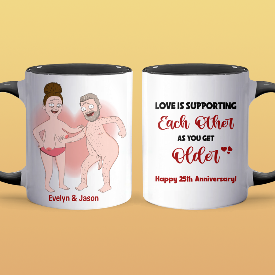 Love Is Supporting - Accent Coffee Mug