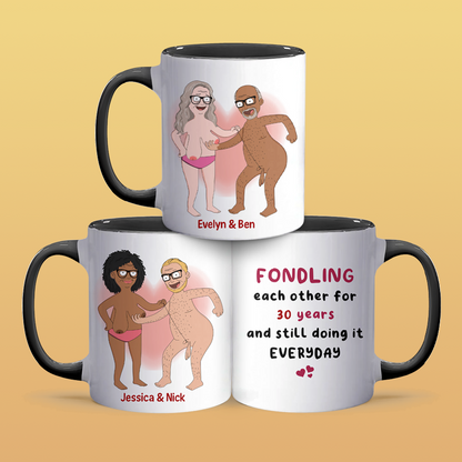 Fondling Each Other - Accent Coffee Mug