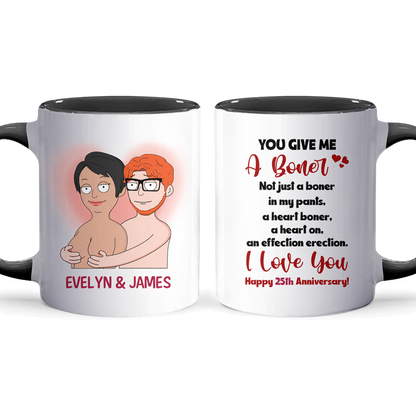 You Give Me - Accent Coffee Mug