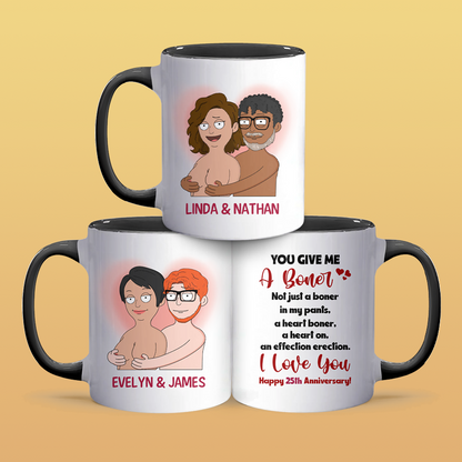 You Give Me - Accent Coffee Mug