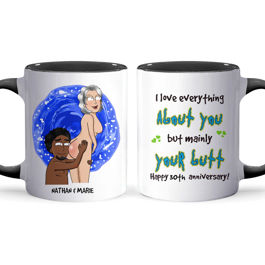 I Love Everything - Accent Coffee Mug