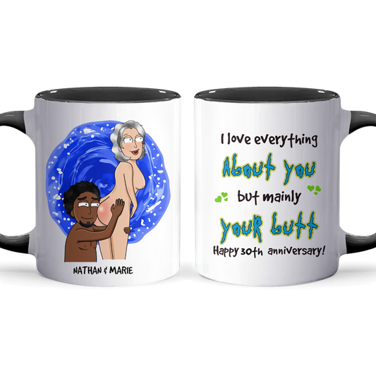 I Love Everything - Accent Coffee Mug