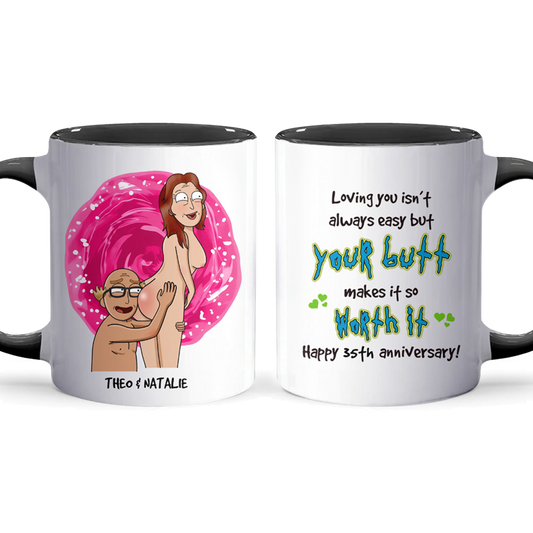 Loving You - Accent Coffee Mug