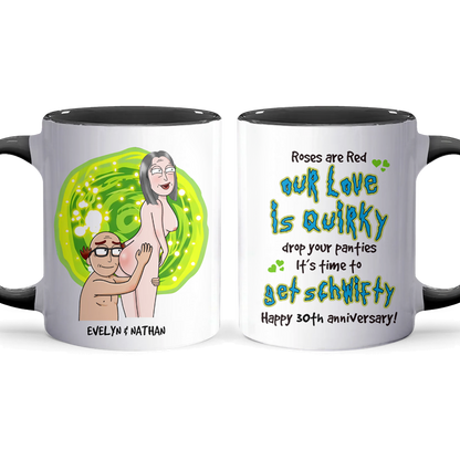 Get Schwifty - Accent Coffee Mug