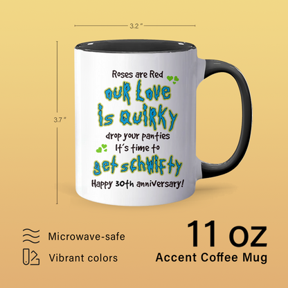 Get Schwifty - Accent Coffee Mug