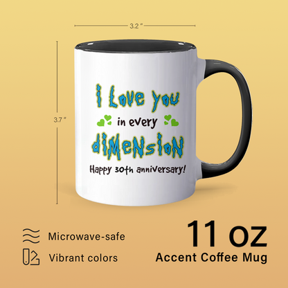 Every Dimension - Accent Coffee Mug