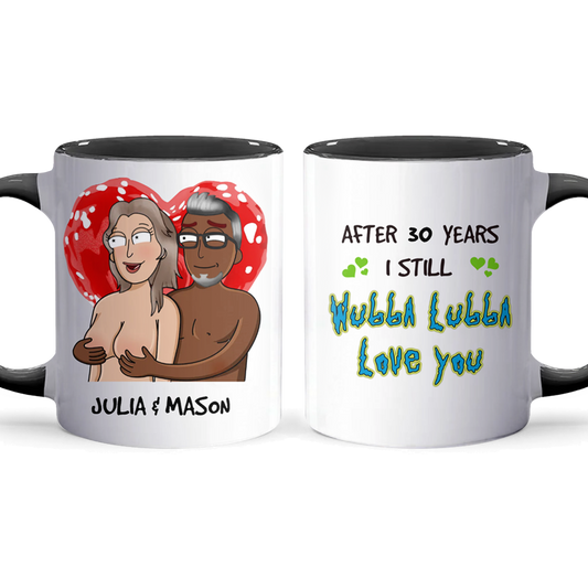 Love You - Accent Coffee Mug