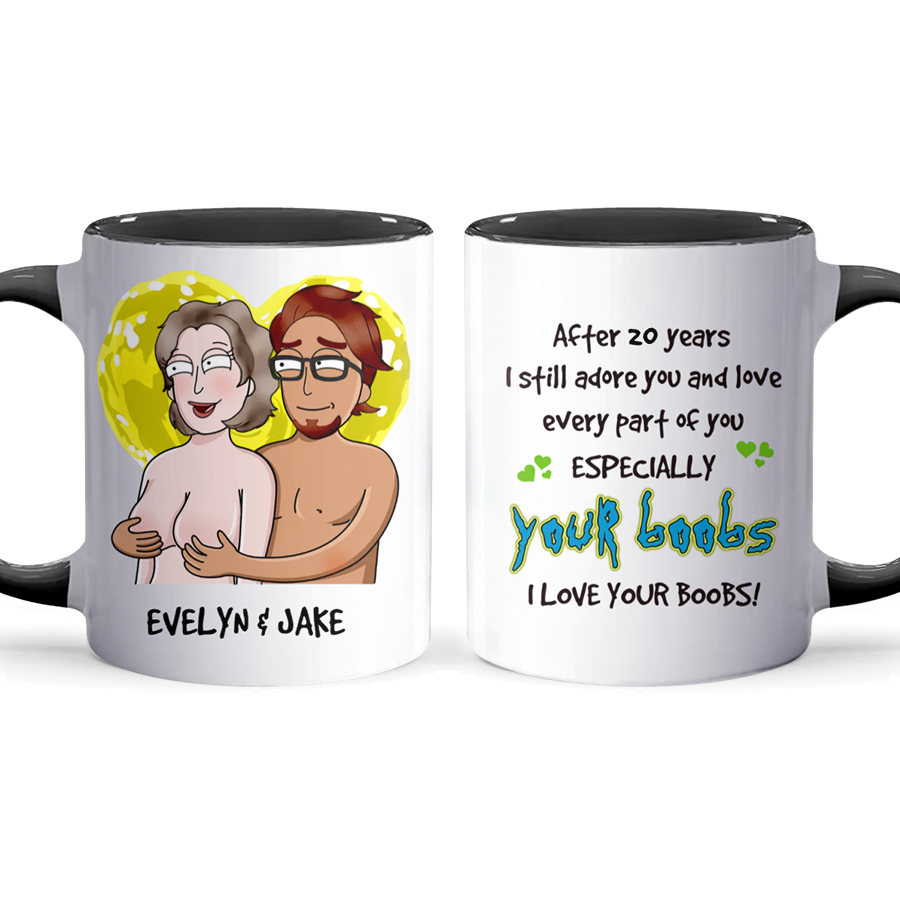 Adore You - Accent Coffee Mug