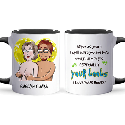 Adore You - Accent Coffee Mug