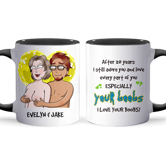 Adore You - Accent Coffee Mug