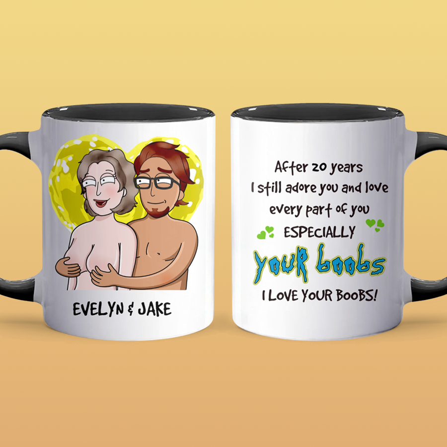 Adore You - Accent Coffee Mug