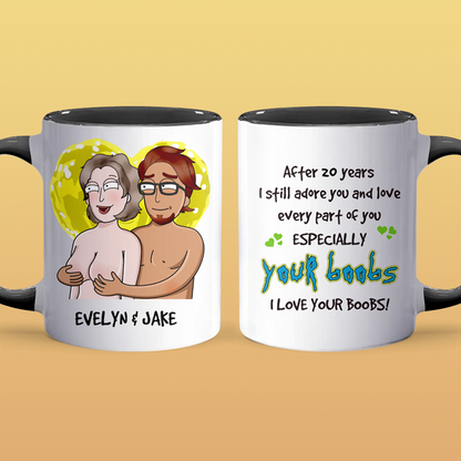 Adore You - Accent Coffee Mug