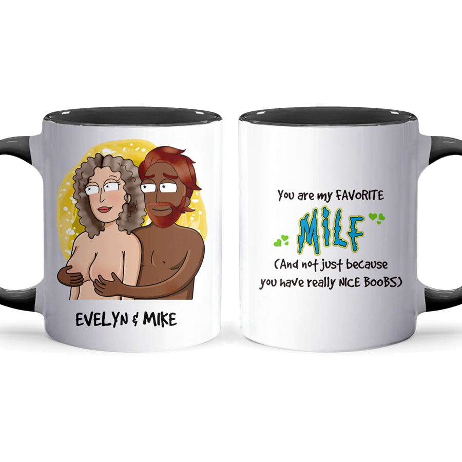 Nice Boobs - Accent Coffee Mug