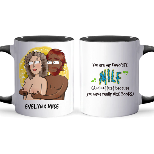 Nice Boobs - Accent Coffee Mug