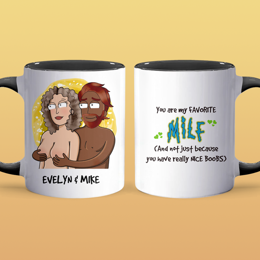 Nice Boobs - Accent Coffee Mug