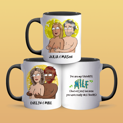 Nice Boobs - Accent Coffee Mug