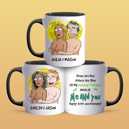 Me And You - Accent Coffee Mug