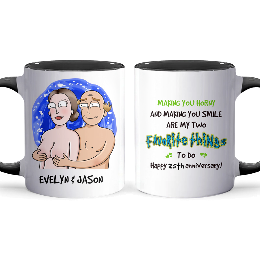 Making You Smile - Accent Coffee Mug