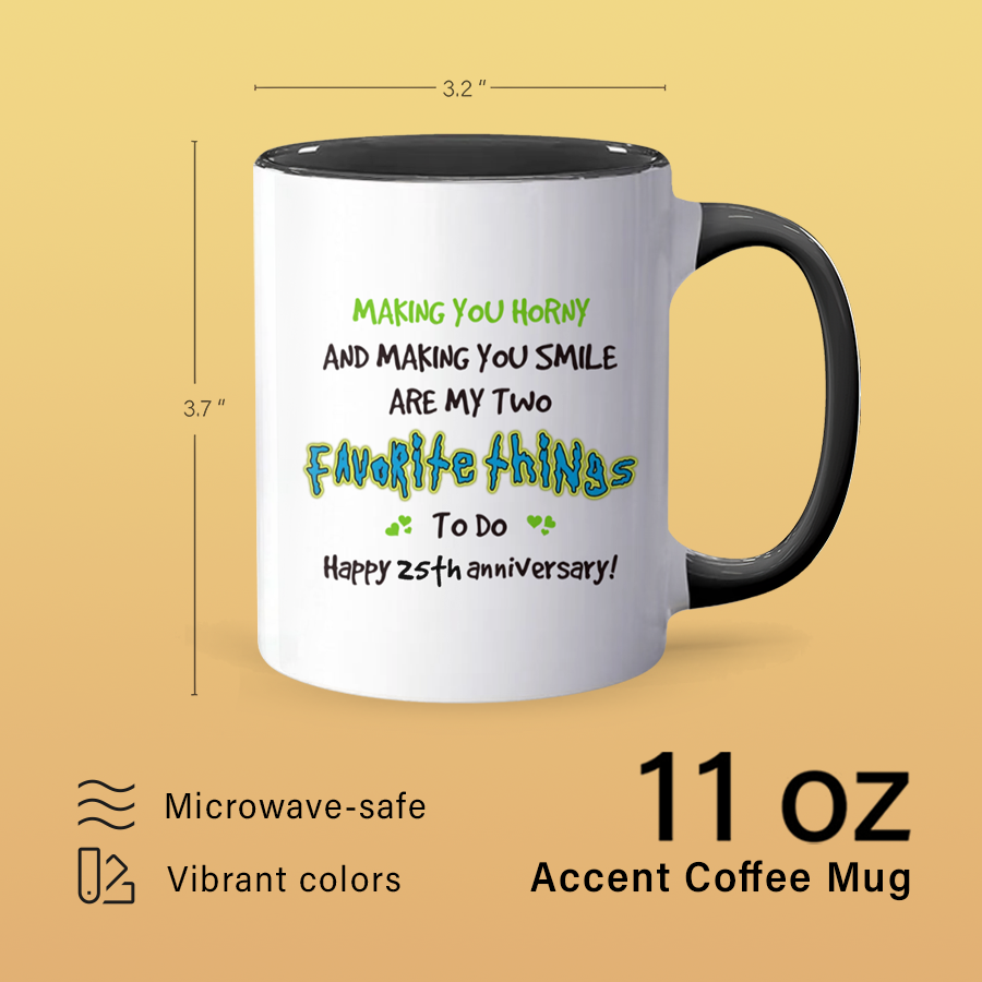 Making You Smile - Accent Coffee Mug